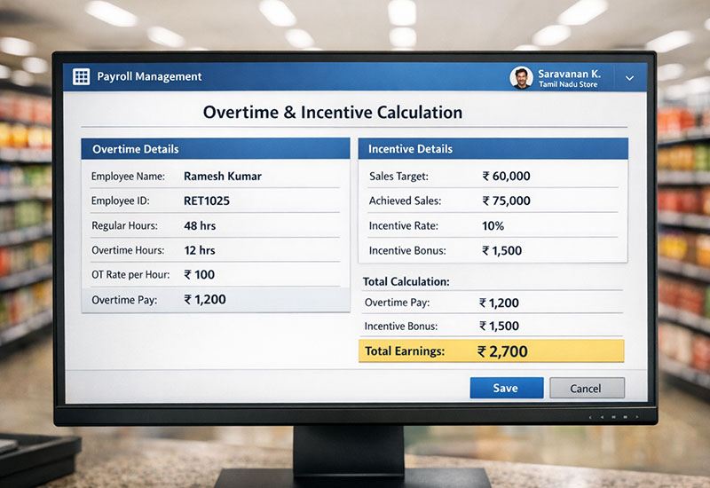 Unified Payroll with Incentive & OT Handling